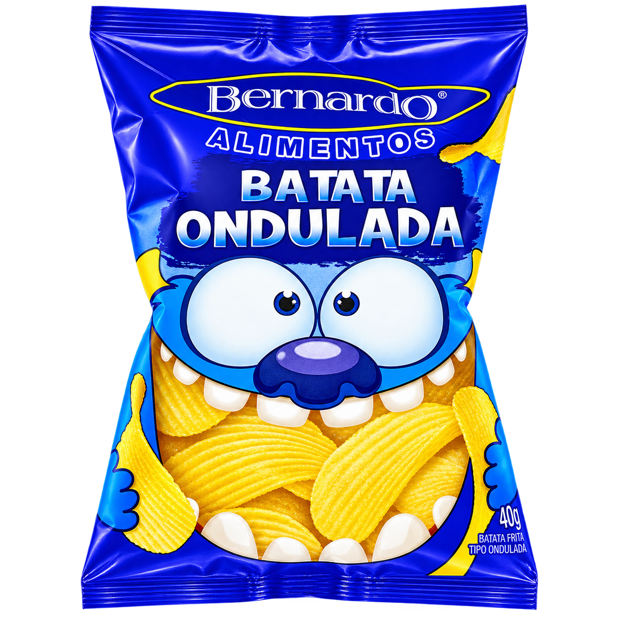 BATATA ONDULADA NATURAL 24X40G