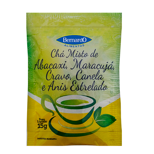 Chá Misto de Abacaxi, Maracujá, Cravo, Canela e Anis Estrelado 15g