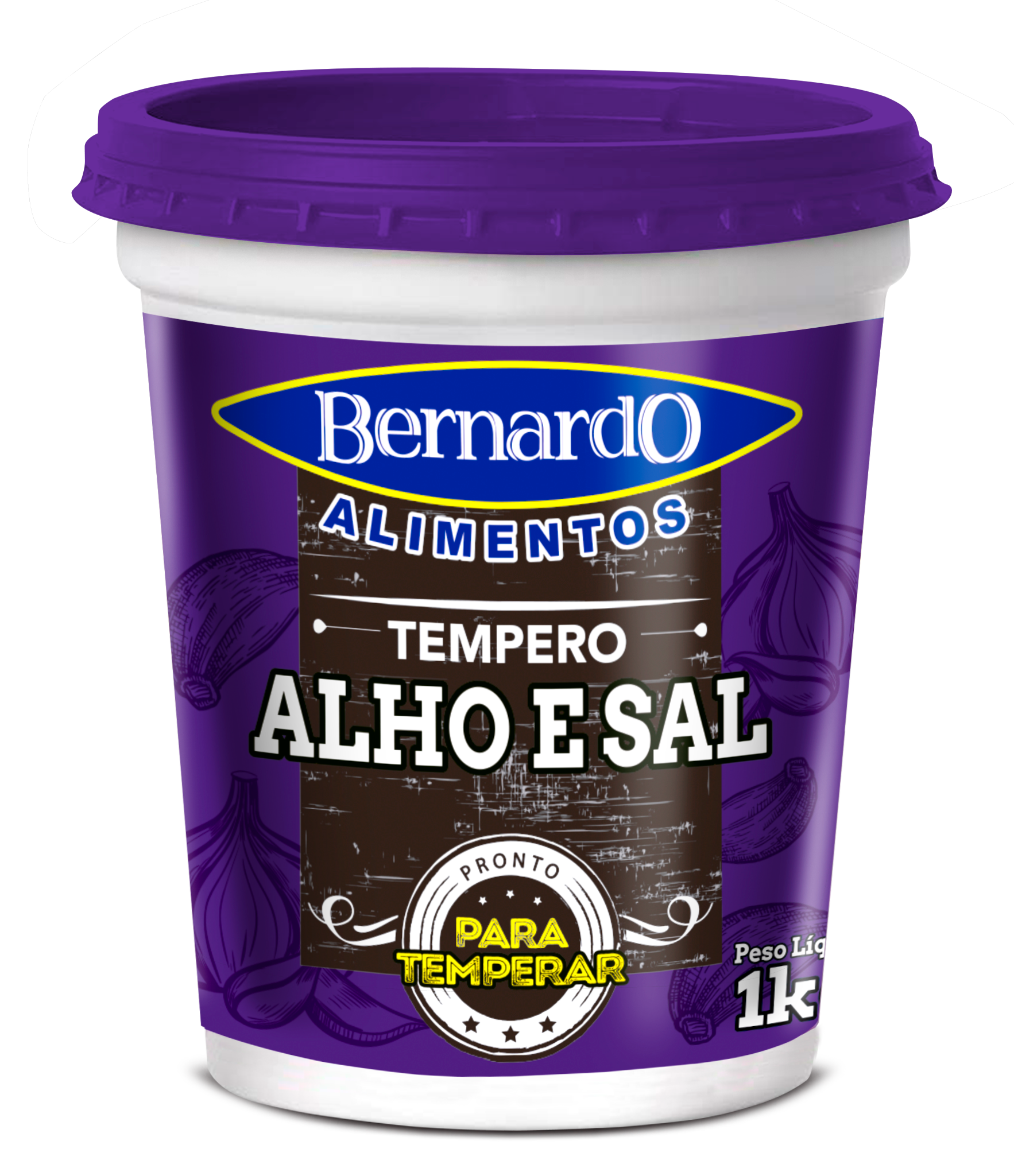 TEMPERO ALHO E SAL 12X1KG
