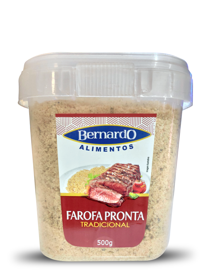 Farofa de Mandioca Tradicional Pote 500g