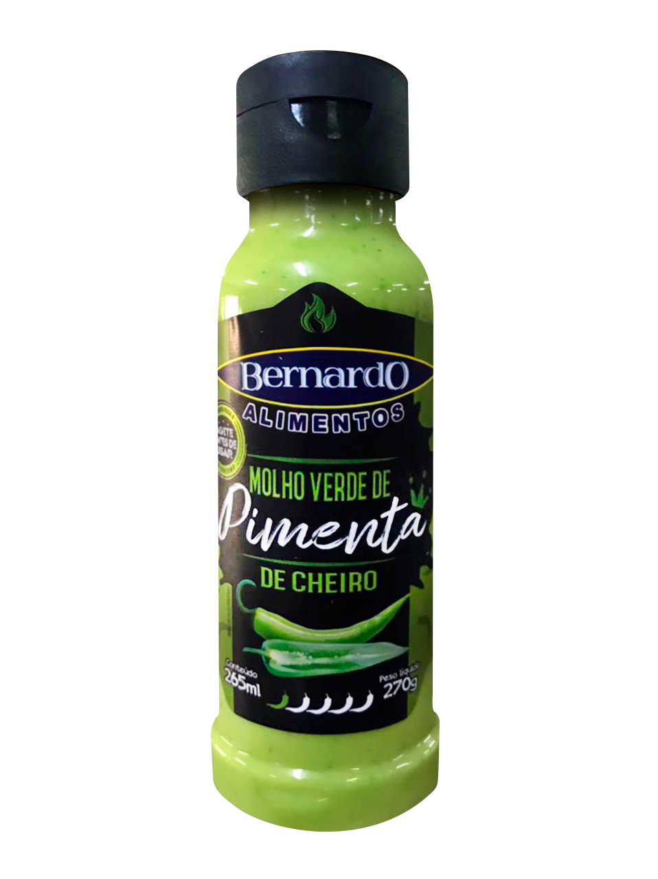 MOLHO CREMOSO VERDE DE PIMENTA DE CHEIRO 12X270ML