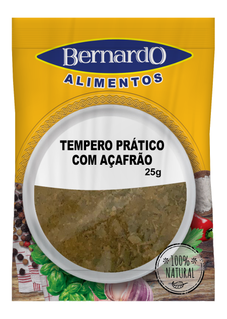 Tempero Prático c/ Açafrão 25g